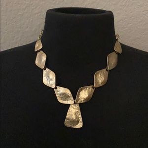 Gold Tone Choker Necklace